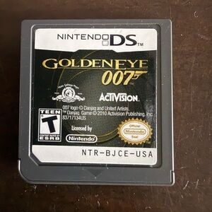 Nintendo DS GoldenEye 007 Game Card - Black, Gold